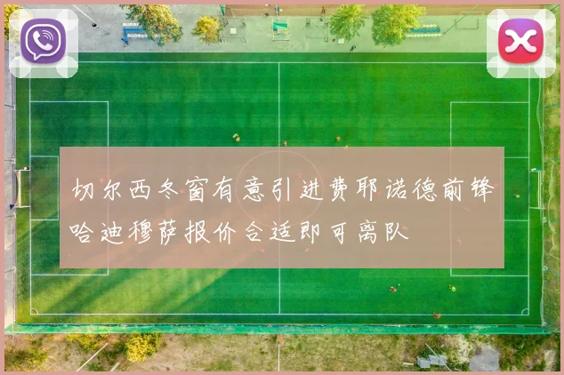切尔西冬窗有意引进费耶诺德前锋哈迪穆萨报价合适即可离队
