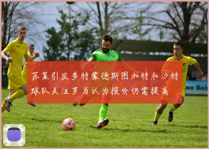 苏莱引发多特蒙德斯图加特和沙特球队关注罗马认为报价仍需提高